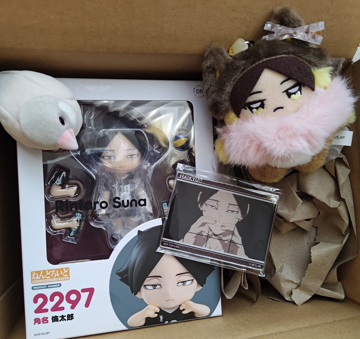 ねんどろ倫太郎届きました😆🌸
どこで予約したか忘れてたから特典付いててとても嬉しい😊ハッピーハッピー😺