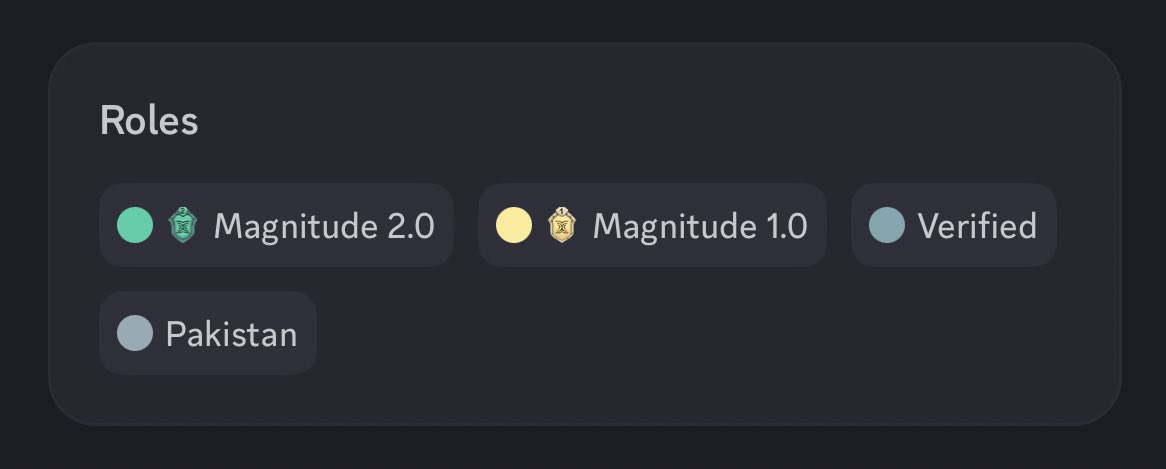 Feels good to say this I just got the Mag 2.0 role in <a href="/SeismicSys/">Seismic</a> 

They really reward people who actually show up consistency and contribute every week.

Now I’m aiming for Mag 3.0 let’s see if I can hit it this Friday, What do you guys think?

This was just one week of effort: