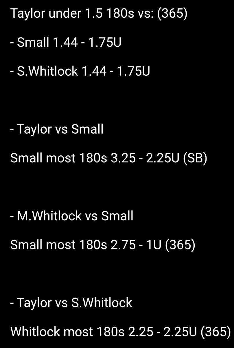 DartsBets180's tweet photo. Modus Super Series 27.28.02 (2/2) https://t.co/cCYrrhw7pw