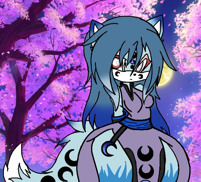 Aqui dejo mis versiones de susanoo y amaterasu y taukuyomi.