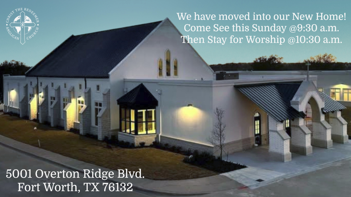 ctrfw's tweet photo. PRAISE GOD!!!  WE GOT THE CERTIFICATE OF OCCUPANCY!!!
Now, join us for our first Sunday of worship in our permanent parish home this Sunday, March 1st!
Our New and Permanent Address:
5001 Overton Ridge Blvd.
Fort Worth, TX 76132
Our Schedule for this Sunday:
9:30 a.m. Open House This is the perfect time for our children to see their new classrooms and for all of  us to become familiar with our new space. 
10:30 a.m. Worship Service
11:30 a.m. Open House
We will be live-streaming our first service on Vimeo and Facebook! We look forward to seeing you at CTR!
#ctrfw