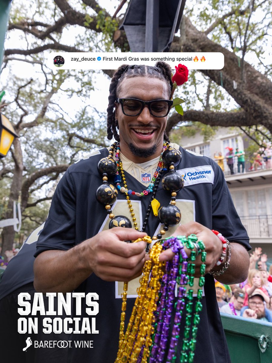big moments‼️
#Saints | @BarefootWine