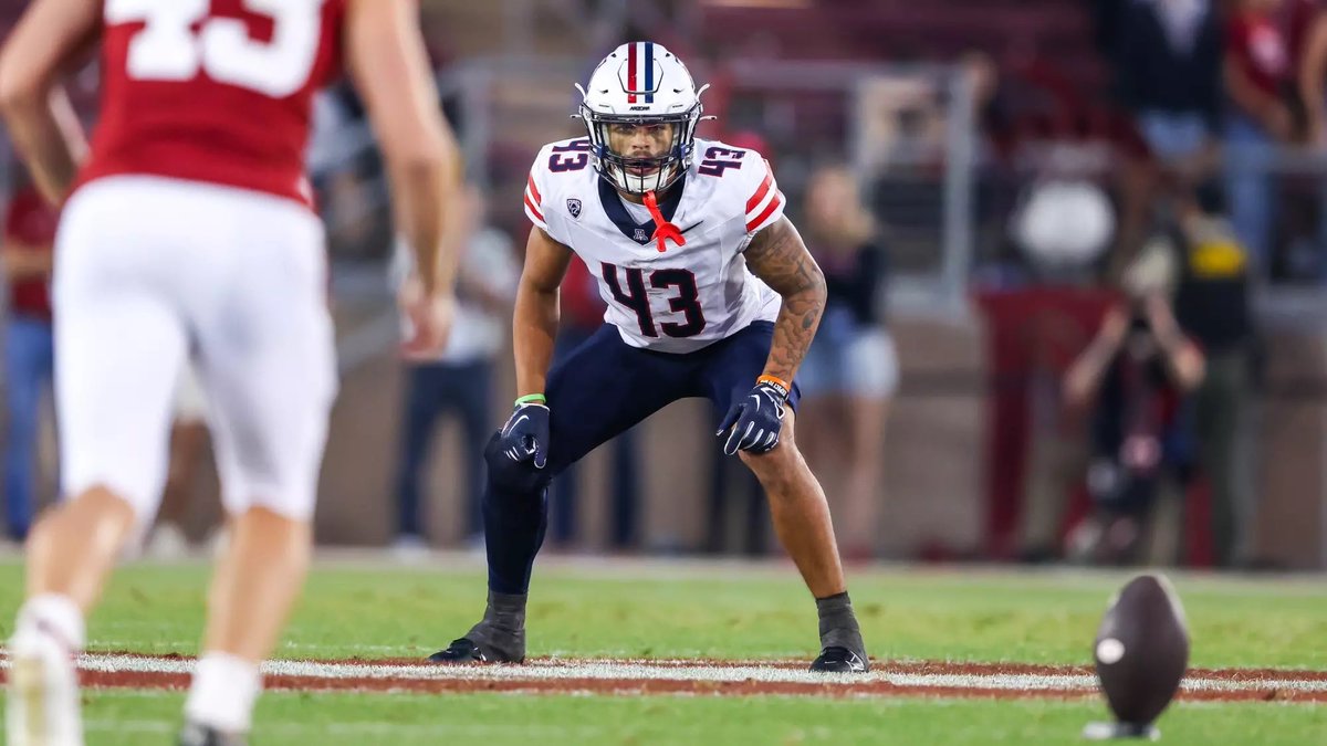 thecgriffy's tweet image. Dalton Johnson, Arizona
5’11” 198lbs 

#OTClock 40-Yard Dash Hand Times:
1st Attempt - 4.40s
2nd Attempt - 4.38s
Average - 4.39s

#NFLCombine