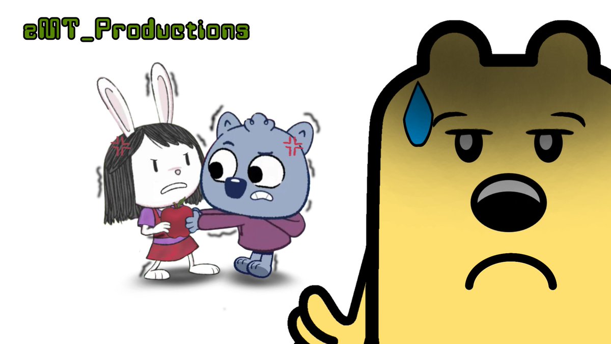 thomasfan20211's tweet photo. Apple quarrels
#Workitoutwombats #Elinorwonderswhy
#Wowwowwubbzy
#fanart
#crossover
#digitaledit https://t.co/tcjEVjMbPP