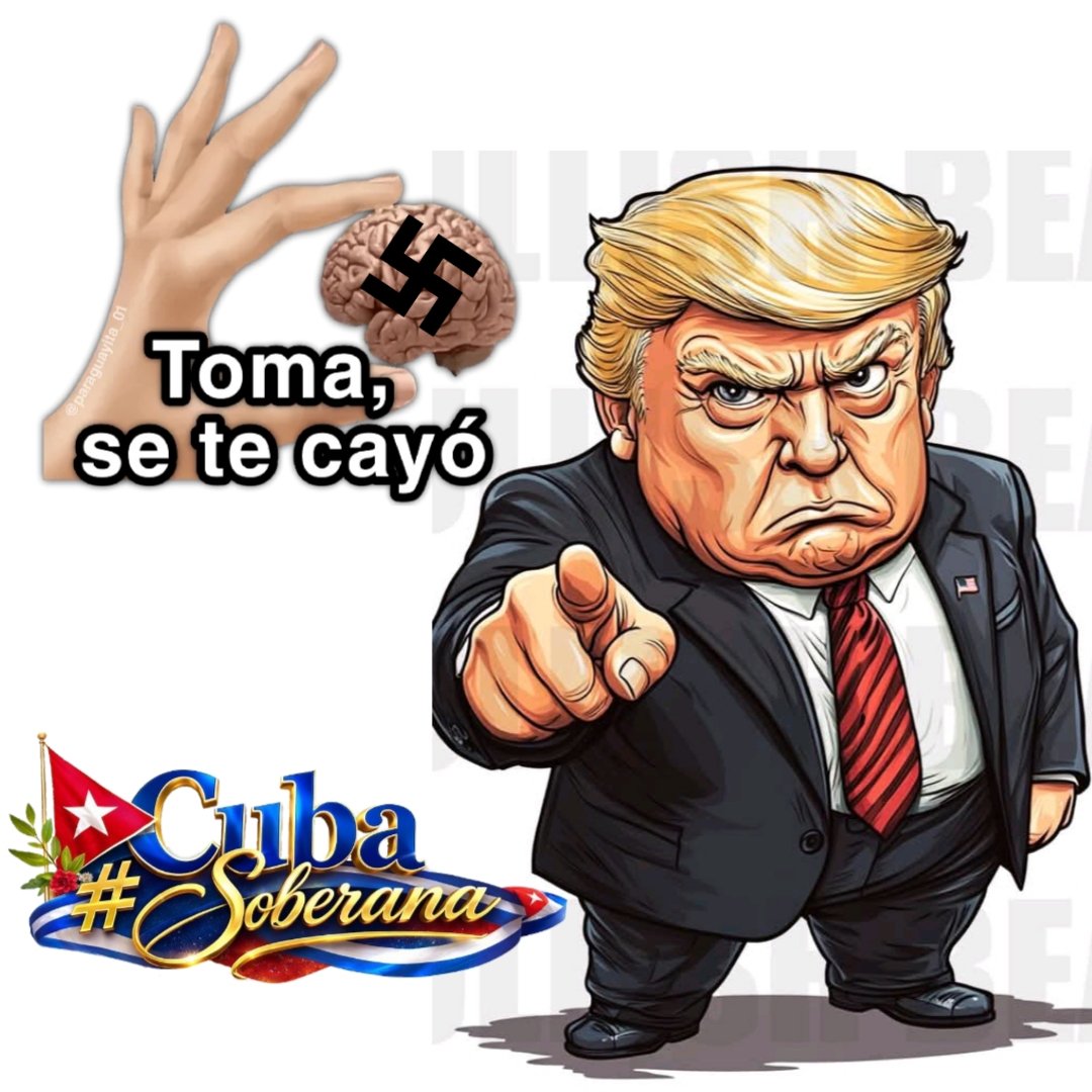 LeonVillaClara2's tweet photo. Otro delirio del #PedofiloTrump “Podríamos muy bien terminar teniendo una toma de control amistosa de Cuba"
#ACubaSeRespeta #PatriaOMuerteVenceremos https://t.co/vt33VjTgmt