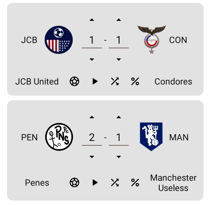 FedeFutXD's tweet photo. Grupo M
@JCBRANDOMNESS: 1 (63')
@ChileArsen31525: 1 (24')

@lcllmapsl: 2 (48' 60')
@JesusRMadrid_7: 1 (84')

Grupo N
@PatataNether: 2 (63' 70')
#Calvos: 1 (34')

@YoSoySpar: 2 (2' 84')
@joaopedrista: 1 (74') https://t.co/6O6iRYVbqm