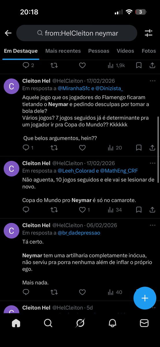 session_logs's tweet photo. @HelCleiton @br_dadepressao Só fala de Neymar ? https://t.co/Kh2CHQ1z0e