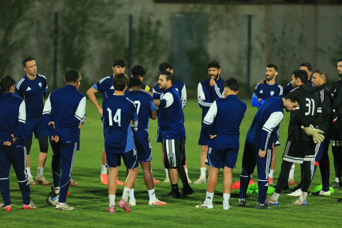 AlminaSc's tweet photo. الوحدة التدريبية الاولى لكادرنا الفني الجديد بقيادة الكابتن حسين عبد الواحد ✊🏻 https://t.co/KcdhJmOoU0