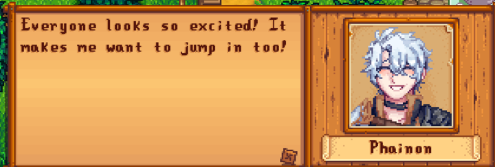 totally not locking in for the first time in stardew valley bc of Phainon... Anyway look at him he's so cute ahhh