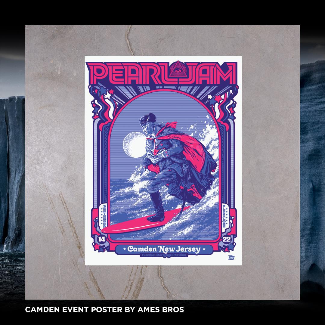 🌊 Hang ten and make history with this poster from the 2022 Camden