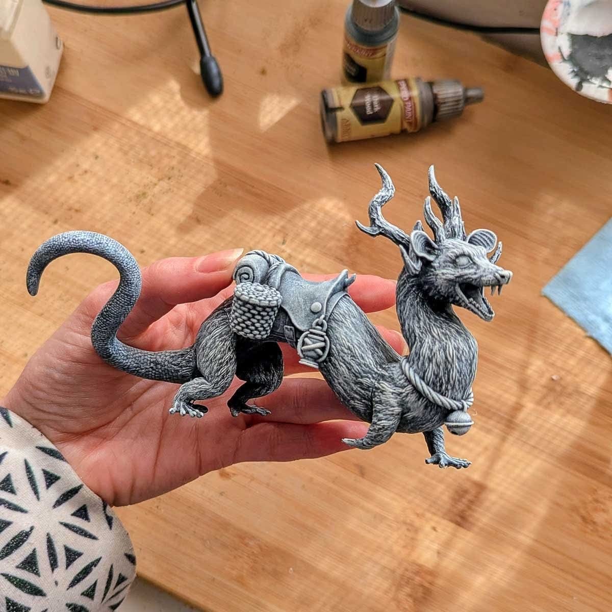 LaLouve3d's tweet image. Last days to enjoy the special opossum February release😃! STL files for resin 3D printing are all pre-supported.
Patreon: patreon.com/lalouve3d
Tribe: myminifactory.com/users/lalouve3…
---
#tabletopgames #dungeonsanddragons #tabletoprpg  #3dprinting #opossums