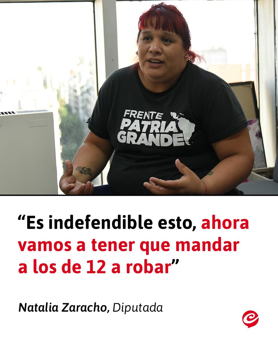 tendenciasarg_x's tweet photo. "Imputabilidad":

Porque la bola de grasa de Zaracho repudio la ley que baja la edad de imputabilidad a 14 años y dijo que ahora van a tener que salir a robar los de 12. https://t.co/KfHaAf2OLd