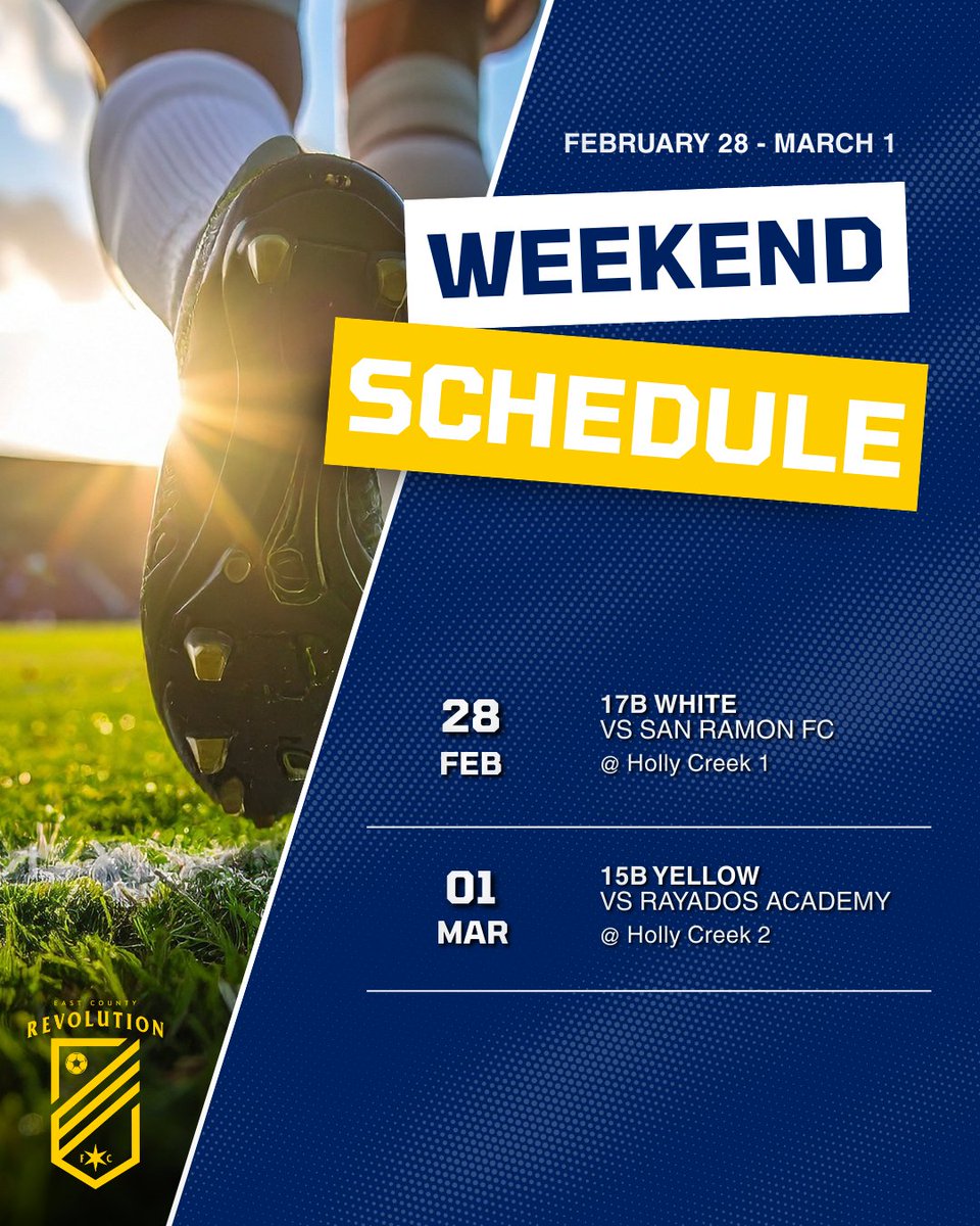 East County Revolution Football Club tweet media