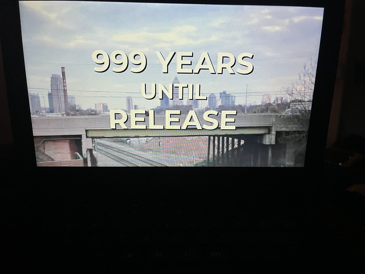 999 years until release is crazy work!!  #lifeduringlockup