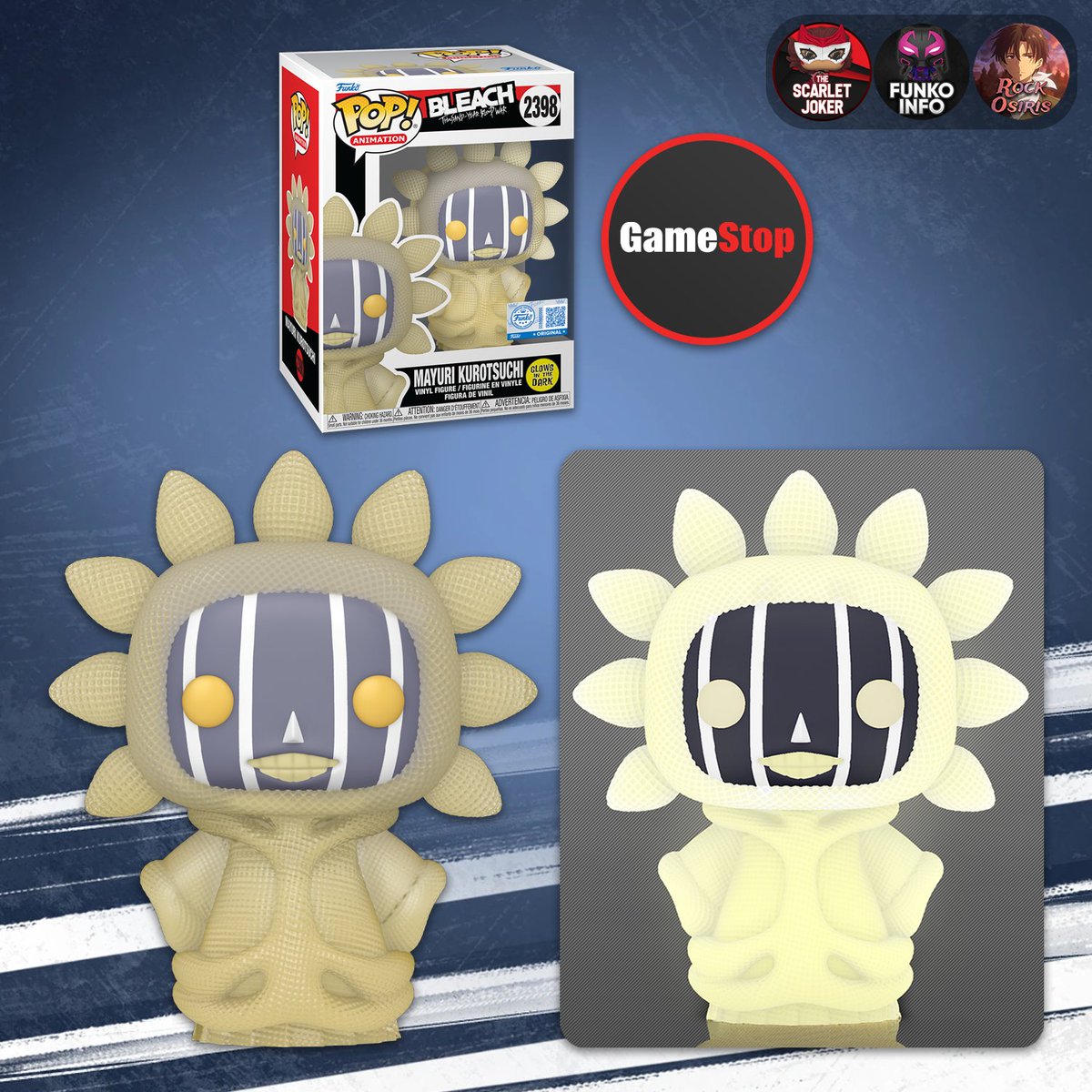 ScarletJokerTWT's tweet photo. First look at new Exclusive Bleach: Thousand-Year Blood War Pops! Mayuri will be available for pre-order on Wednesday at 9 AM PT!

Mayuri: https://t.co/E5uw6b8NO2

#Ad #Funko #FunkoPop #Bleach #BleachTYBW #Anime https://t.co/2oVKAnZR96