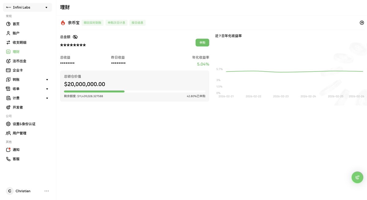 Christian (Building @0xinfini) tweet media