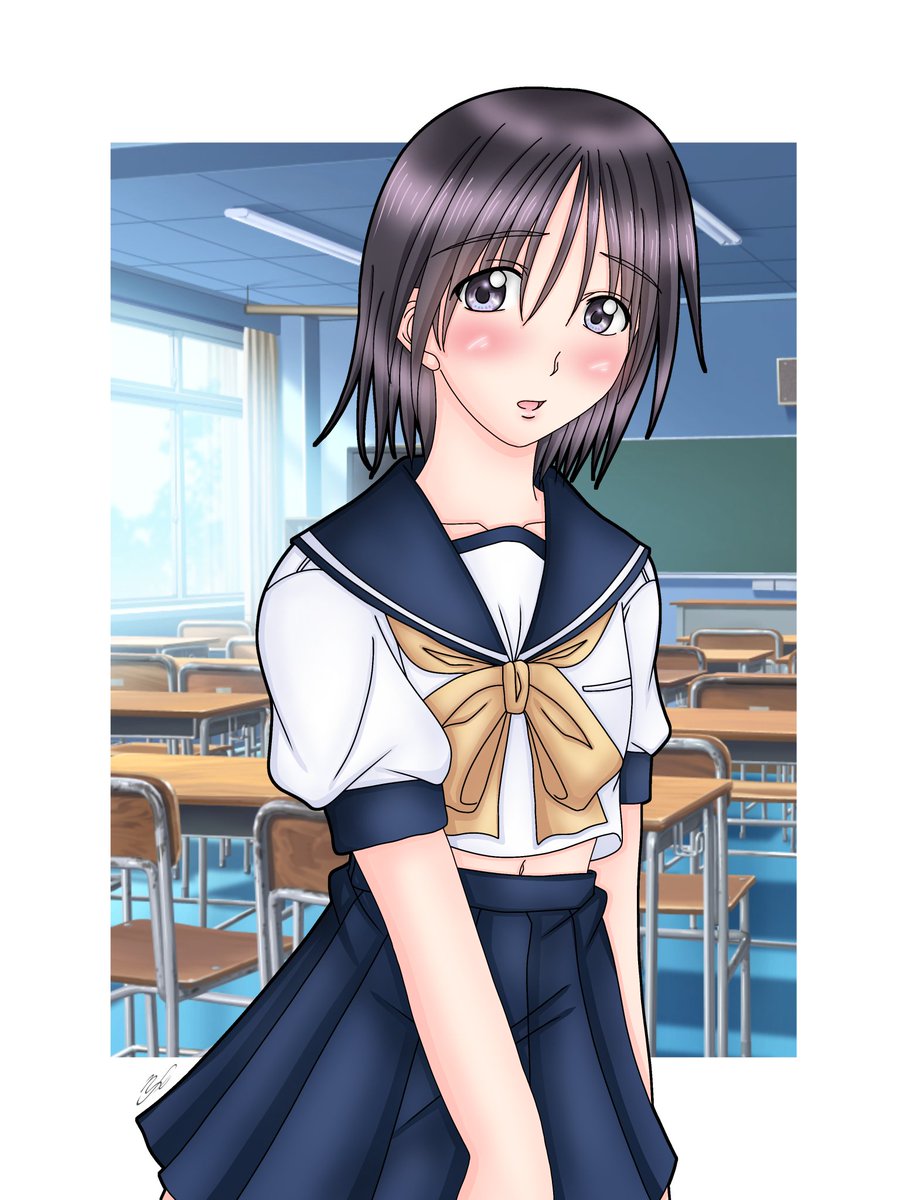 今月かいた絵を晒そう その1 今月は7枚···😺😺