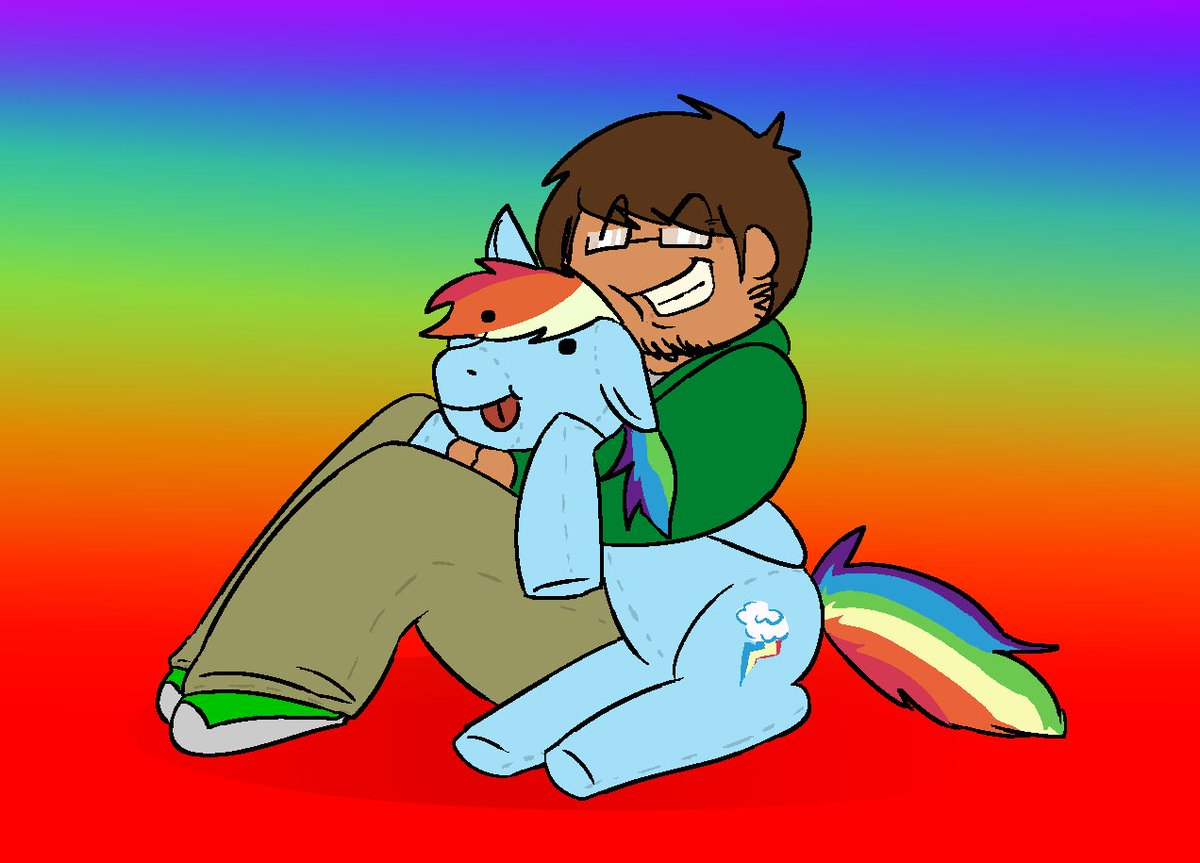 edd and his pony #eddsworld