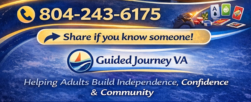 Foretwentyuser's tweet photo. Looking for programs for adults with special needs in Virginia? ๐
#GuidedJourneyVA provides community-based #daysupportservices designed to build independence, life skills, confidence, and meaningful connections.
Weโre here to help guide the journey
https://t.co/o02sGdkDpO https://t.co/tasy1sToaL