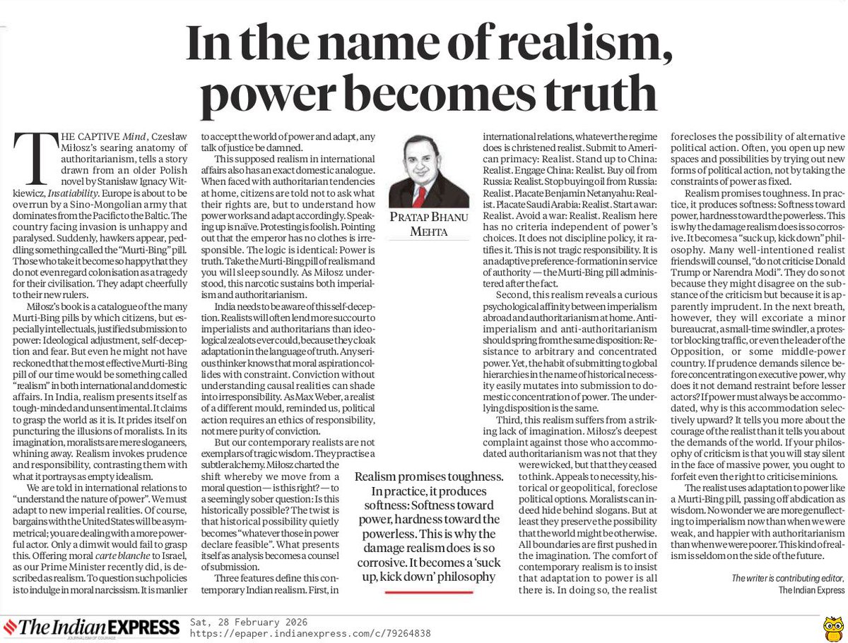 Pratap Bhanu Mehta tweet media