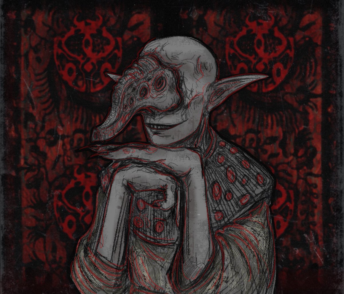 sopor_radialis's tweet photo. #morrowind #tes #elderscrolls #dagothgares #gares #fanart https://t.co/AILMfxUYRn
