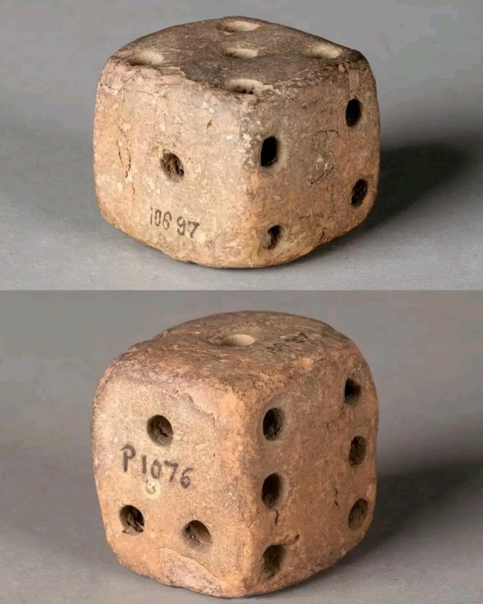 Dice found in the Indus Valley Civilization (dated to 2600-1900 BC).