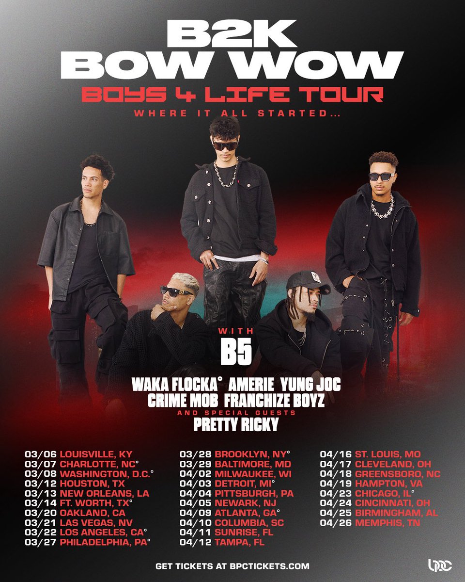 smoss's tweet photo. 1 Week away…  “Boys 4 Life Tour”  Kicks off get your tickets now!! JUST ADDED B5 
 https://t.co/1pc5WK86sN https://t.co/8mtLEeIvcn