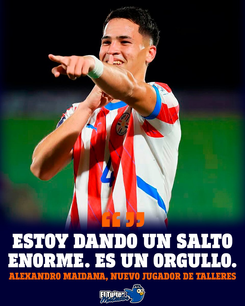 En <a href="/AM_1080/">Monumental AM 1080</a> de Paraguay, habló Alexandro Maidana.

🇵🇾 Es lateral izquierdo, tiene 20 años y jugaba en el Club Guaraní de Asunción.

🤔 ¿Por qué "jugaba"? Porque ayer, luego del partido en el que su ex equipo quedó eliminado de la Copa Libertadores, se concretó el acuerdo para su