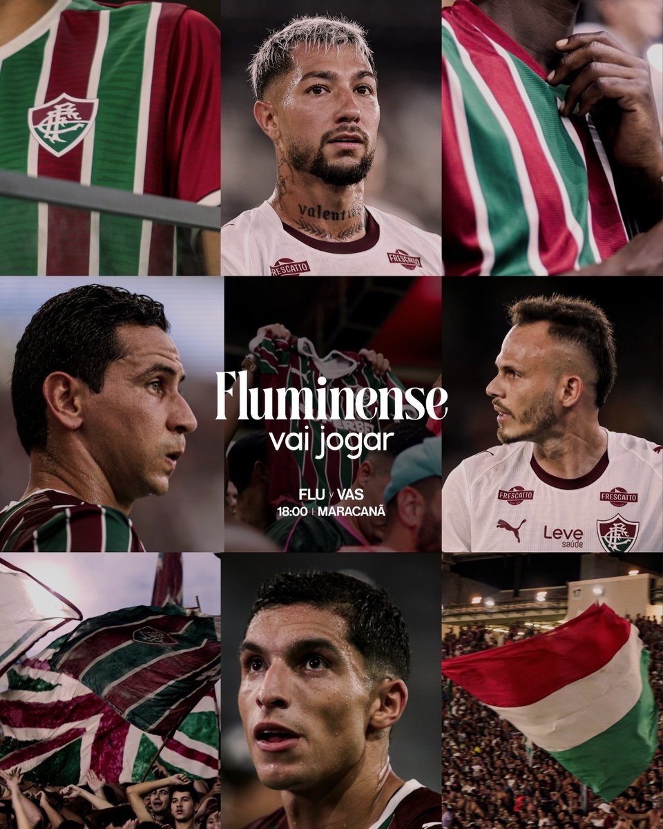 FluminenseFC's tweet photo. 𝑂 𝐹𝐿𝑈𝑀𝐼𝑁𝐸𝑁𝑆𝐸 𝑉𝐴𝐼 𝐽𝑂𝐺𝐴𝑅! 

JUNTOS PELA CLASSIFICAÇÃO! Garanta agora o seu ingresso >> https://t.co/1evH5IuIhW https://t.co/pgC1aE7GWi