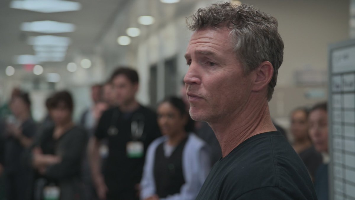 ShawnHatosyCom's tweet photo. Gallery Update: The Pitt 2.08 "200 PM" Stills &amp; Screencaptures https://t.co/fzL0ed2VtK #ThePitt #ShawnHatosy #JackAbbot https://t.co/8dukrF80ml