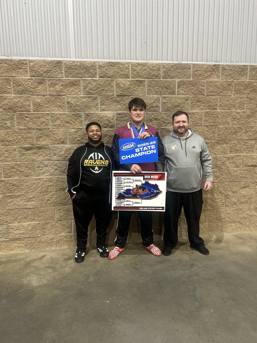 Colton Lewis is Atherton’s first state champion. Congratulations champ! #BigAFactory