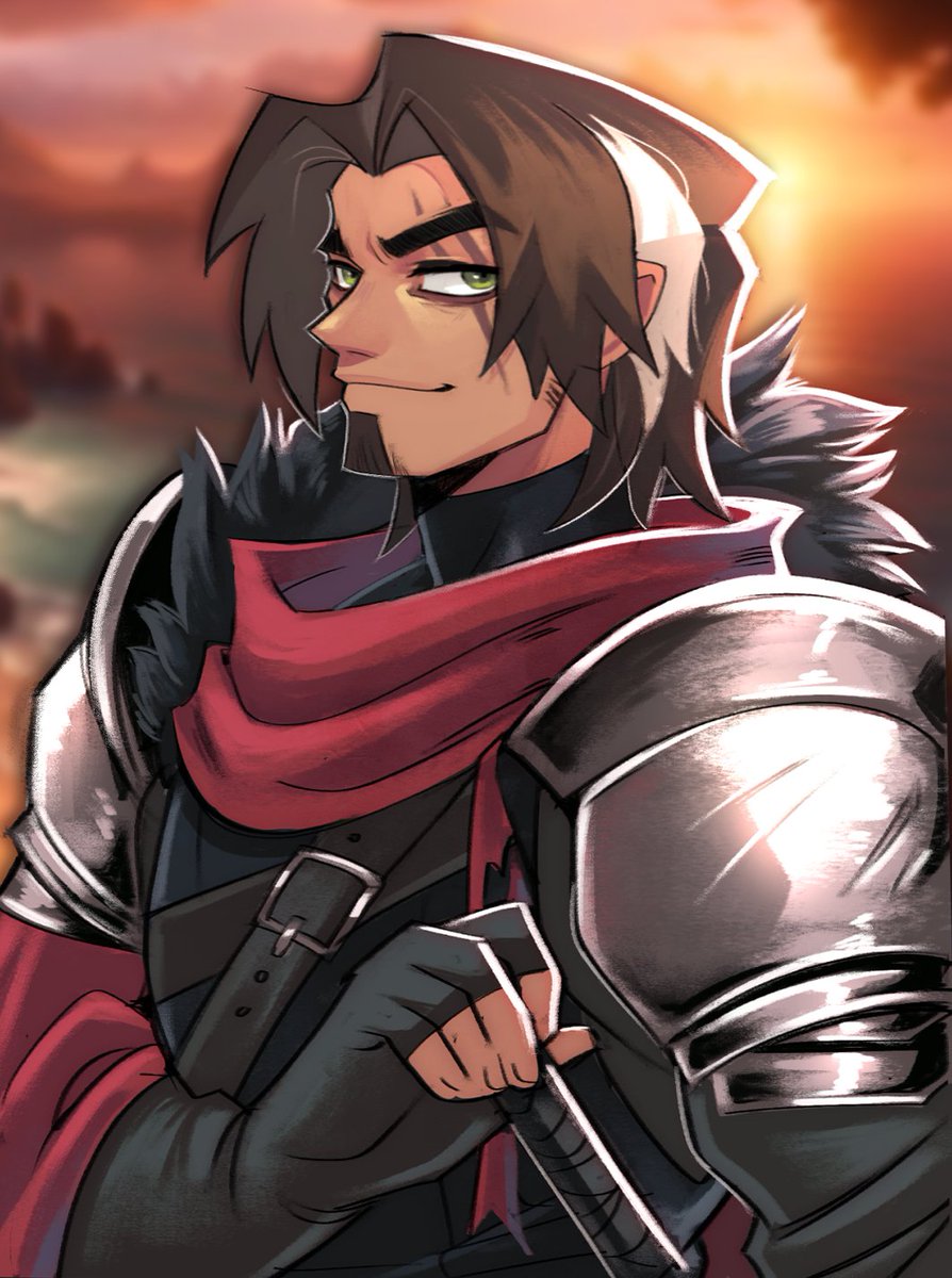 Last but not least, the two contrasting knights- Adelard and Remus. The first will blindly follow what's just and ruly, the other will blindly follow his heart. Conflict arose when they both had to bend their views to keep their friendship.