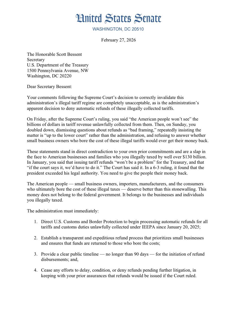 Senator Jack Reed tweet media