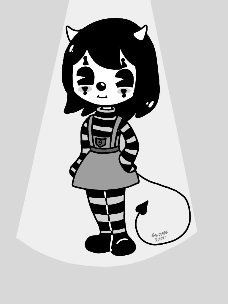saudadewho's tweet photo. @Clovmoon es una fokin copia de bendy y alice angel https://t.co/sWYJKXoSl1