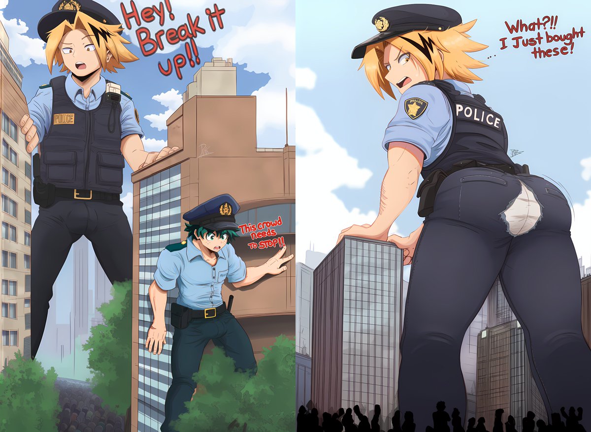 ItsAnElmyr's tweet photo. @thatboiideku Little more "questionable" rather than "explicit" kind of art but I hope this scratches your itch a bit 😉. Admittedly this started as an experiment that morphed into Kaminari so I wouldn't consider your request complete 😘
#sizetwitter #kaminaridenki #izukumidoriya https://t.co/XtfUkkVh4O