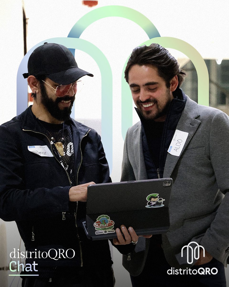 distritoQRO's tweet photo. #distritoQRO CHAT, el punto de encuentro del ecosistema de #emprendimiento e #innovación de Querétaro. 🚀 https://t.co/AV7CJPp6ul