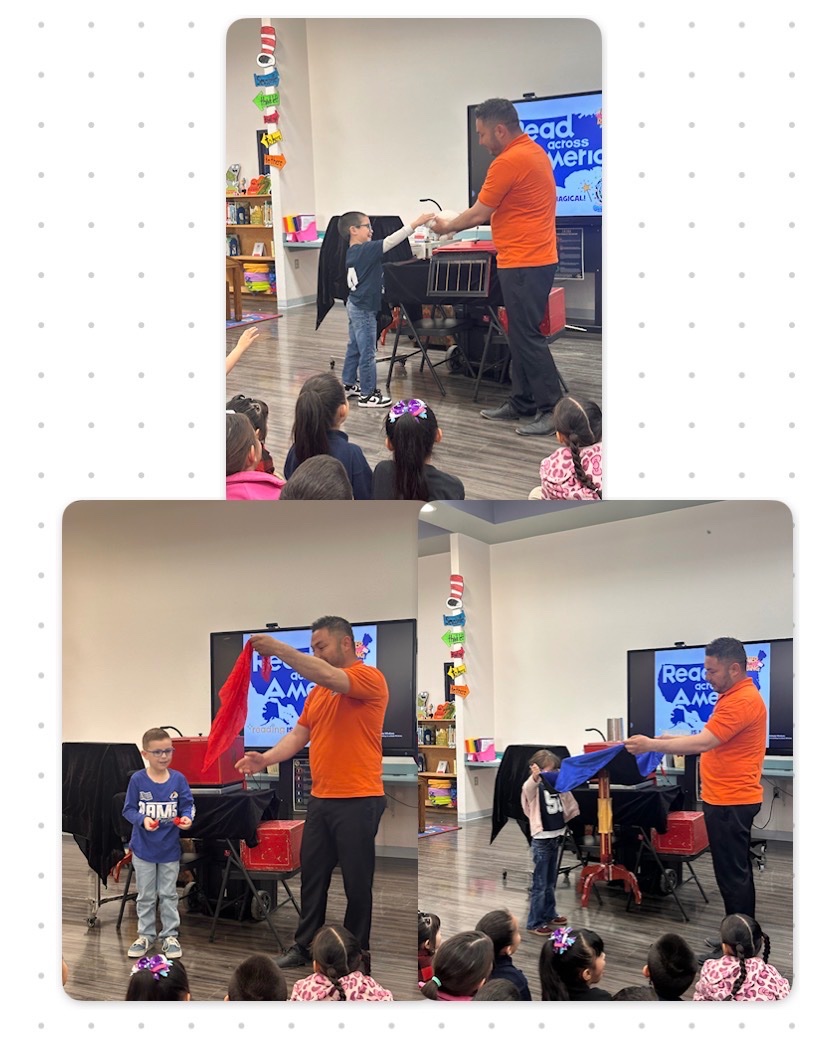 Mraya112's tweet photo. We had an amazing time celebrating Read Across America! 📚✨
Our students enjoyed a fun magician show, received a free book, and then made Green Eggs and Ham! 💚🍳 Such a magical day full of reading and smiles! #ReadAcrossAmerica #KindergartenFun @RELWashingtonIS  @relwlibrary https://t.co/NXSAJqAios