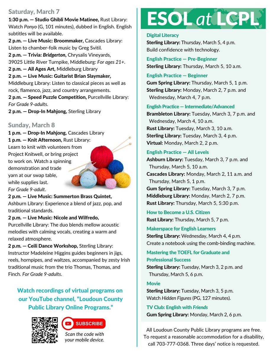 Loudoun Library tweet media