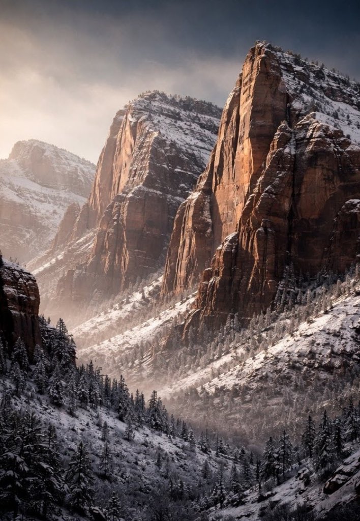 Yesterday, my friend‘s mom, Pat Johnson casually took a shot in Zion National Park. 

I think it’s a banger.