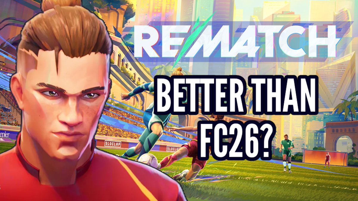 EAFCconcepts's tweet image. Rematch beating FC26 to Sports Game of the Year was a shock😅

As a Career Mode player, I seriously underestimated this game 🎮

How did #Rematch outshine #FC26? And should EA be worried?

Full breakdown here 👇
youtu.be/IlK7_8OF5Fk