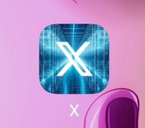 توني ادري ان لو حسابك موثق تقدر تغير لون اللوغو تبع برنامج  X