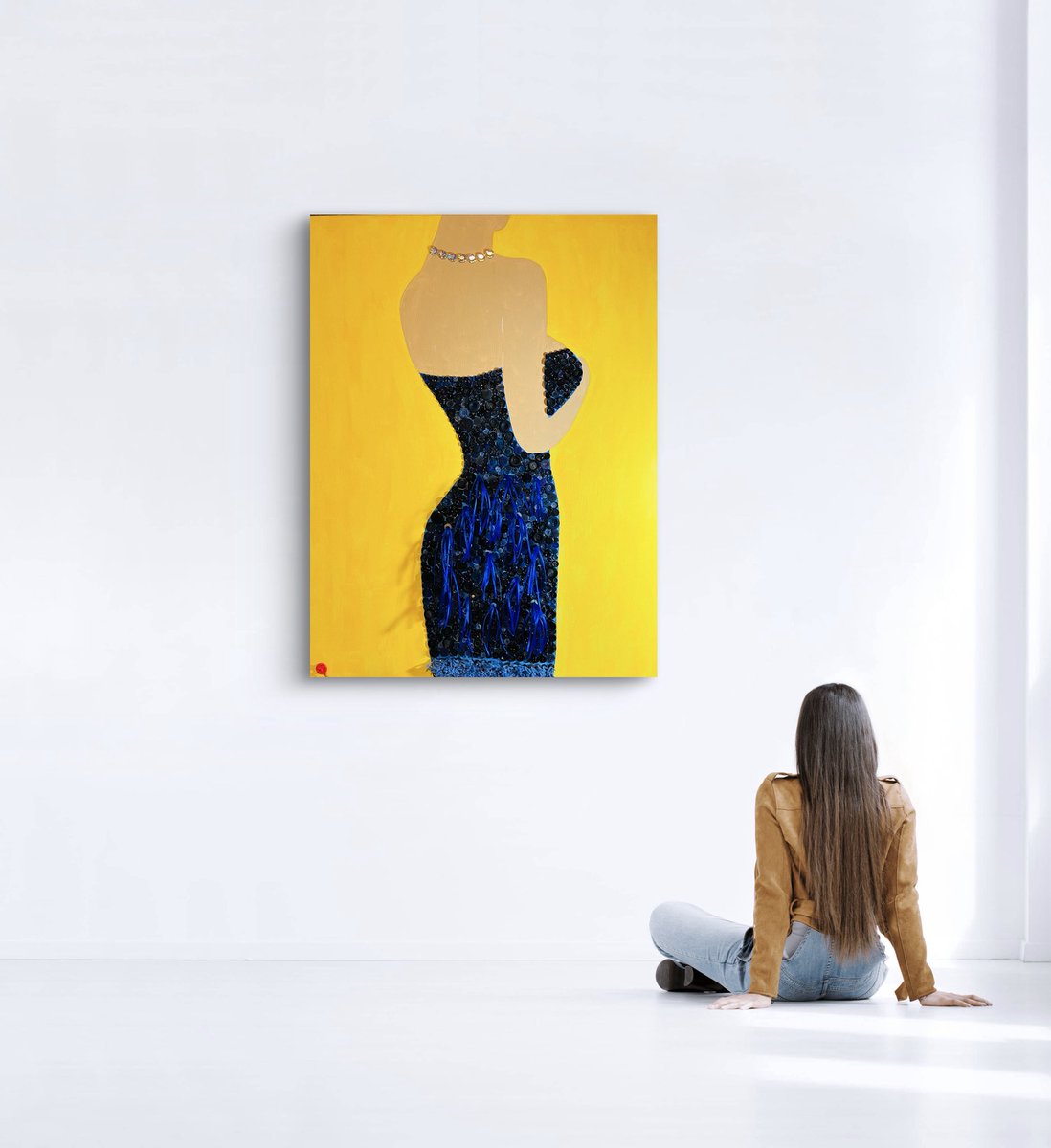CatherineBenoot's tweet photo. “Biutiful” 
Inspired by those hot summer nights when you put on your favorite dress, feel amazing, and head out for dinner or a sunset stroll on Beach Drive.

If this piece makes you smile, imagine how it will light up your home every single day. 💕
She’s 30x40 inch https://t.co/Noll7artSF