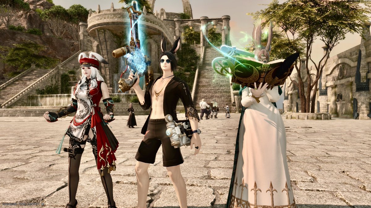 昨日はしんやはラビさんとアイル
うさぎだらけでいると
楽しいね！
#ff14