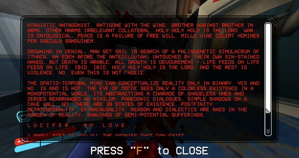 Well… #ultrakill
Also, isn’t it peculiar that the access to P-1 is in 3-1 and P-2 is in 6-2… wonder if 9-3 could be a thing for P-3…