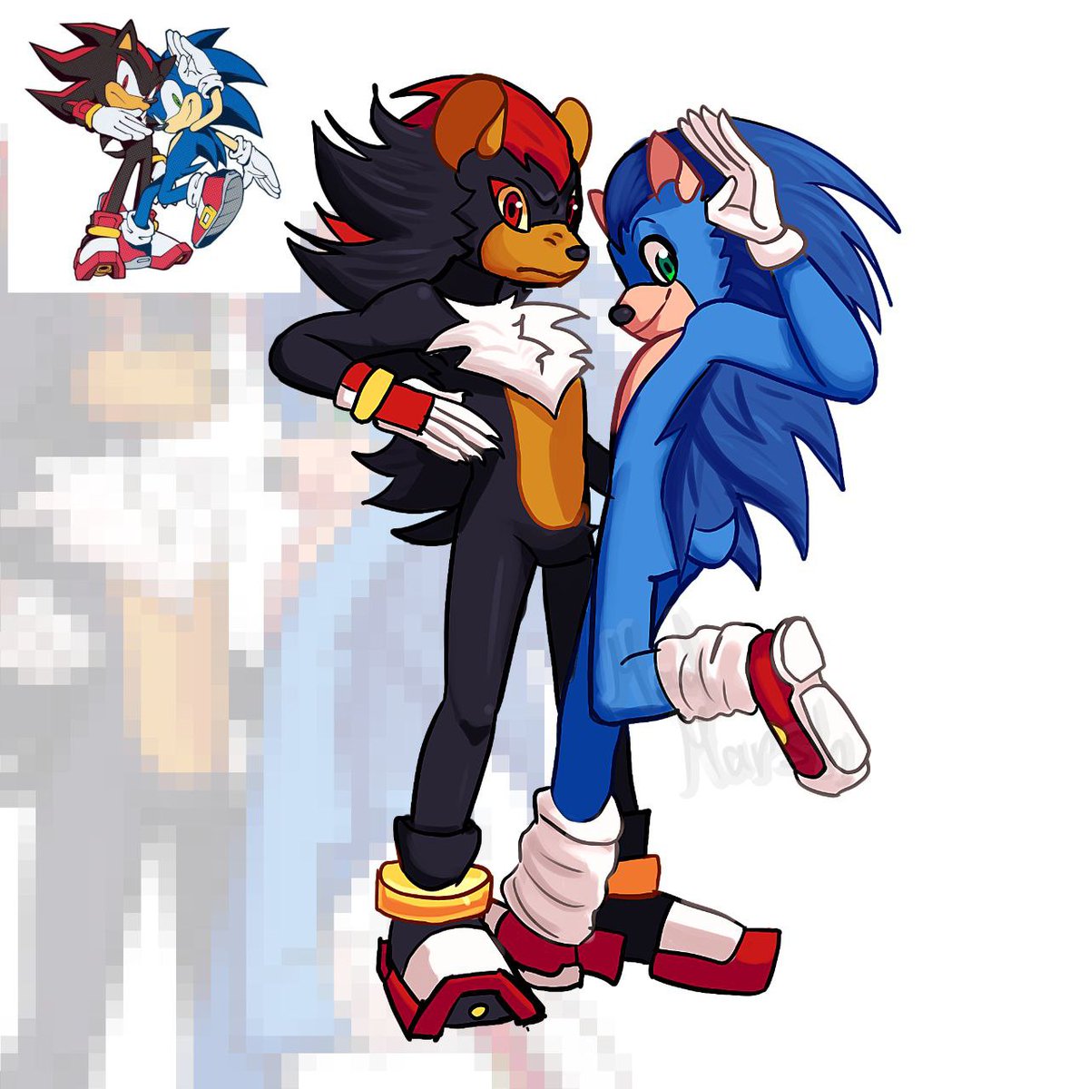 MadMarsh308's tweet photo. Disney ahh hedgehogs/j

#sonadow https://t.co/TtecJUNLlu