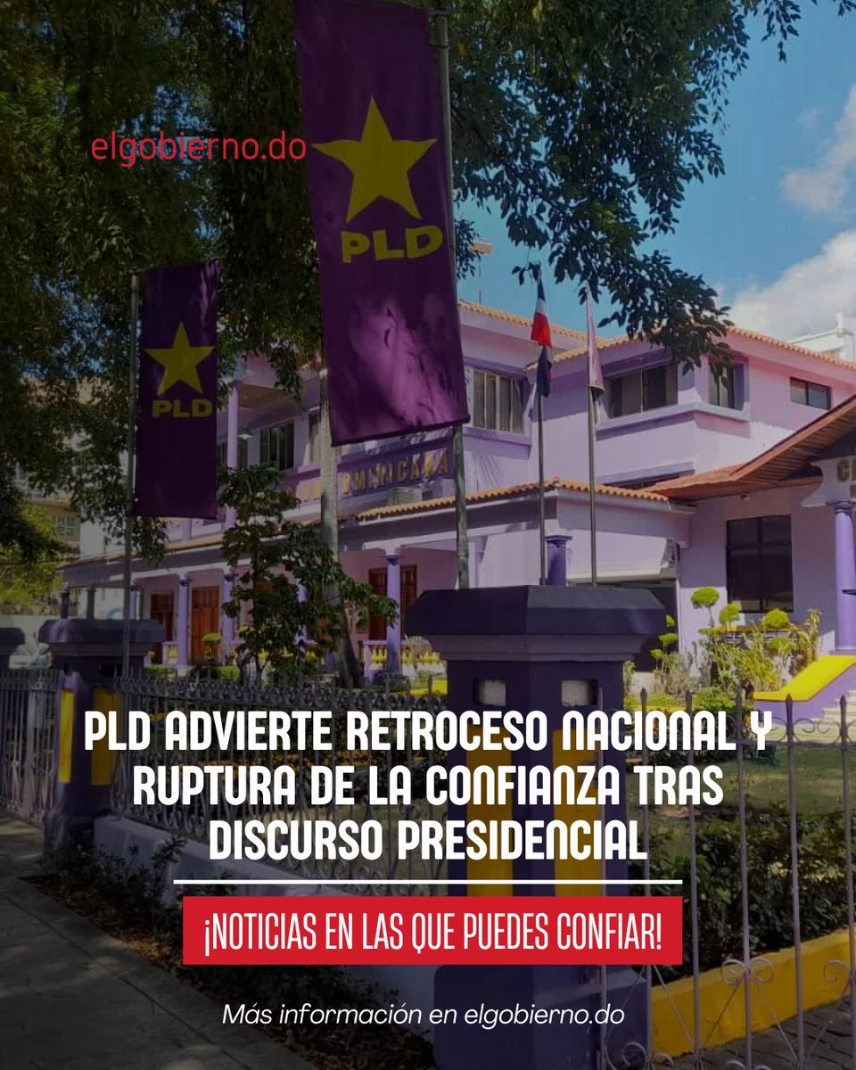 “El país debe recuperar el orden… Hemos perdido la fe en que podemos avanzar como país”, afirmó Johnny Pujols con la respuesta del PLD al discurso de Rendición de Cuentas del Jefe del Estado

Más información en elgobierno.do
<a href="/PLDenlinea/">PLD</a>