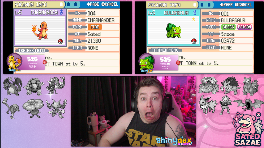 My 1st Shiny on Leaf green Switch edition✨

Modest Bulbasaur at 525 resets! (4hrs 47mins)