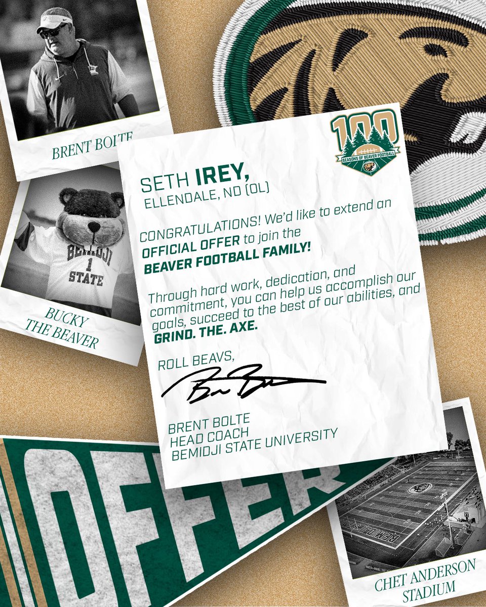 irey5799's tweet photo. After a great junior day and conversation with @BrandonLabath and @BSUBeaversFB I am blessed to receive my first scholarship offer to play college football!! https://t.co/jPAx9l1vgB