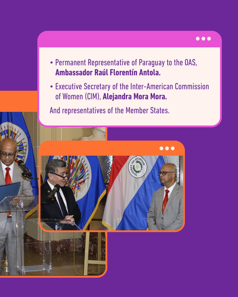 Inter-American Commission of Women (CIM) tweet media