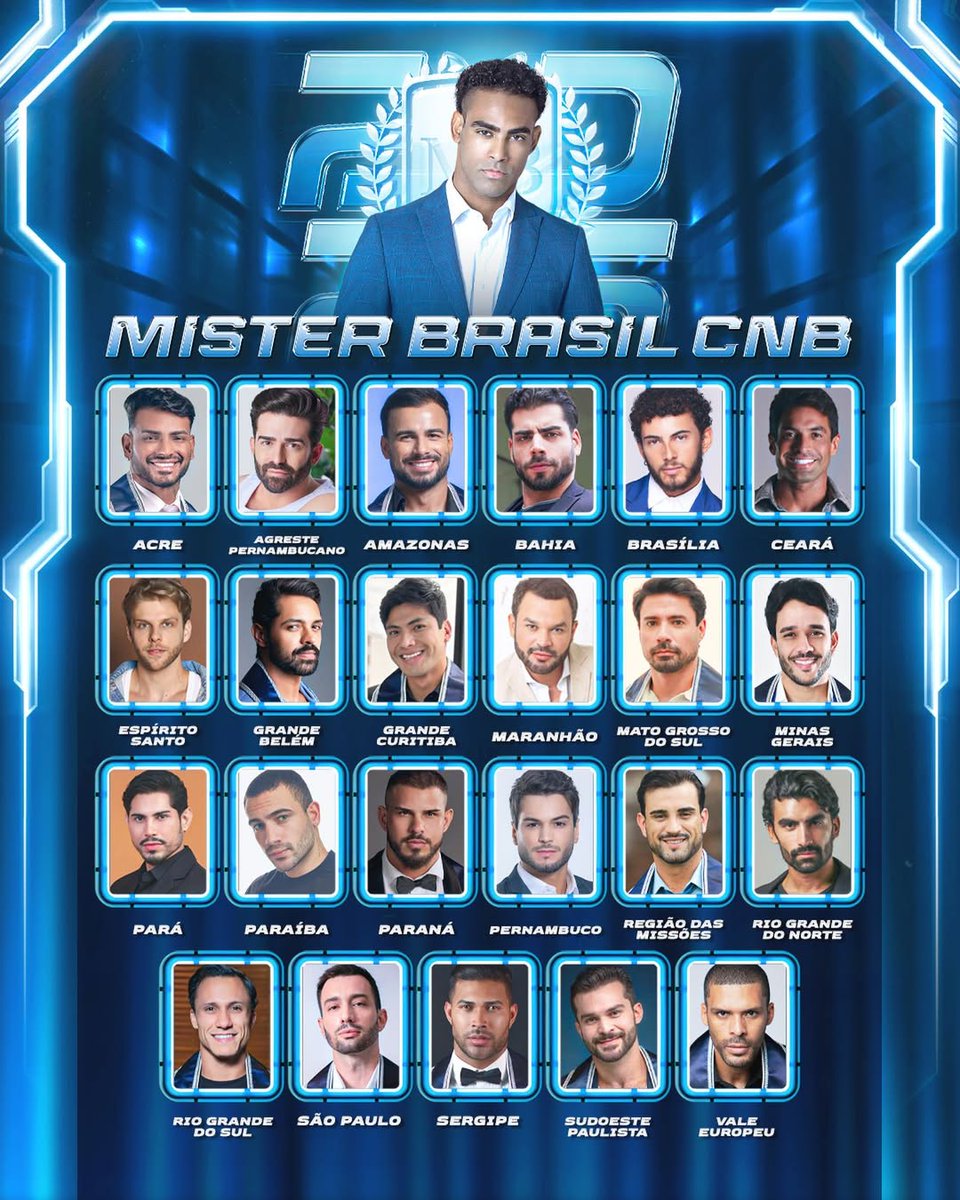 RJohnnieWalker's tweet photo. @algracersx La 18ª edición del certamen Mister Brasil CNB 2026 se llevará a cabo esta noche en Caruaru, Pernanbuco. En este evento se eligen los representantes de Brasil para #MrWorld, #MisterSupranational, #MisterGlobal y #MisterInternational. https://t.co/84Exrp3pNT